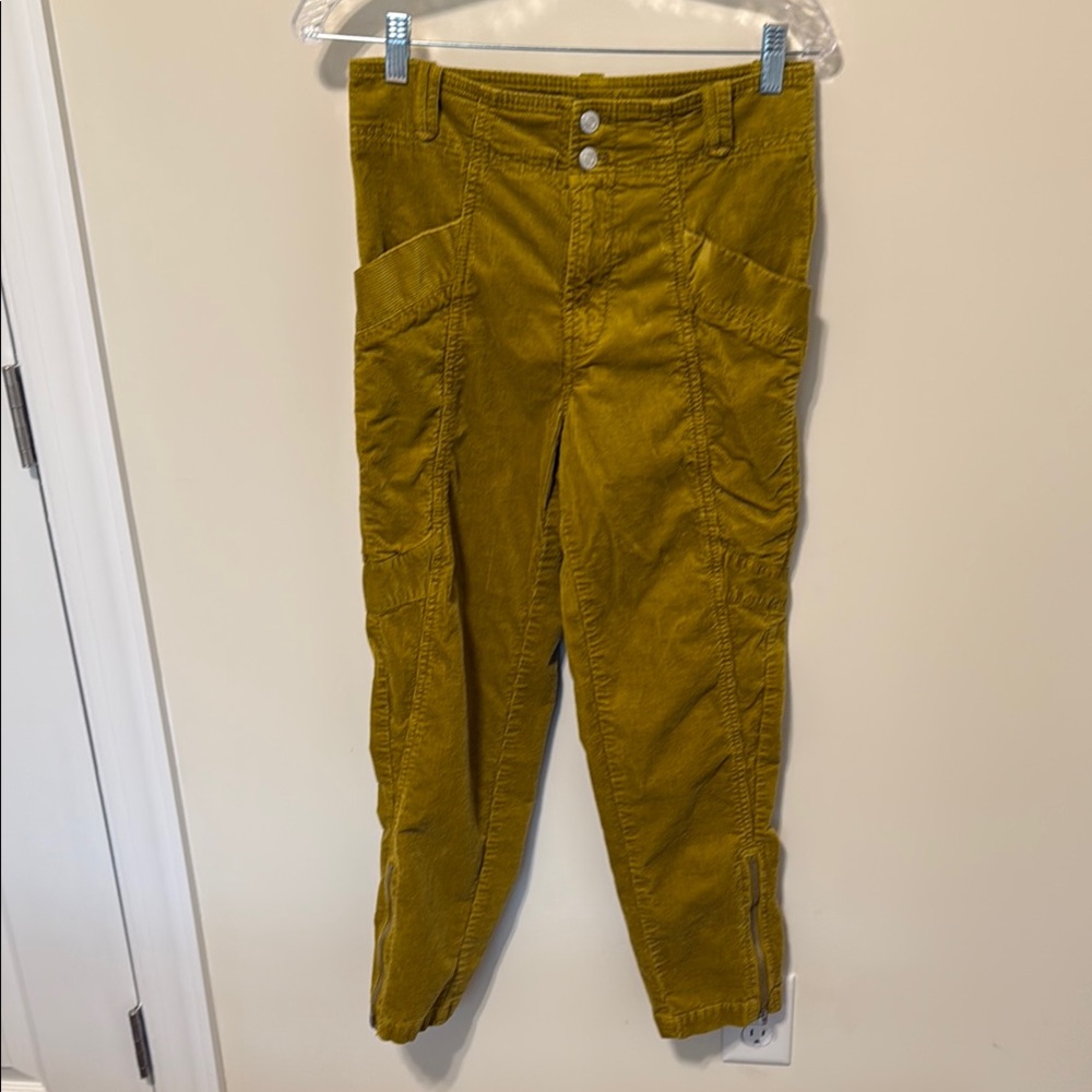 Anthropologie Pilcro Women’s Dark Mustard Yellow Corduroy Pants / Size 27